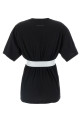 Футболка MM6 MAISON MARGIELA 'Taped' Черно-серый S52GC0335M20048900 Футболка MM6 MAISON MARGIELA 'Taped' Черно-серый S52GC0335M20048900