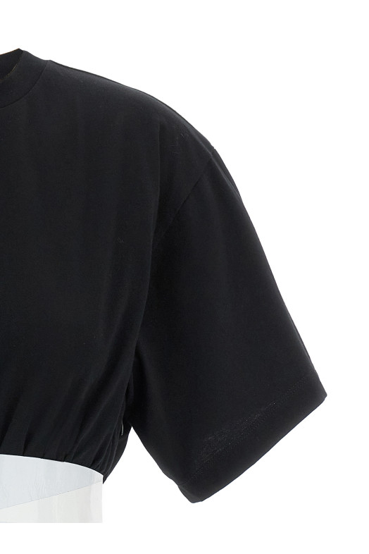 Футболка MM6 MAISON MARGIELA 'Taped' Черно-серый S52GC0335M20048900 Футболка MM6 MAISON MARGIELA 'Taped' Черно-серый S52GC0335M20048900