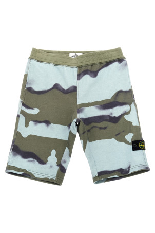 Шорти-бермуди з логотипом Різнокольорові STONE ISLAND JUNIOR K1S166200007V0041 Шорти-бермуди з логотипом Різнокольорові STONE ISLAND JUNIOR K1S166200007V0041