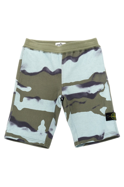 Шорты-бермуды со значком логотипа Многоцветный STONE ISLAND JUNIOR K1S166200007V0041 Шорты-бермуды со значком логотипа Многоцветный STONE ISLAND JUNIOR K1S166200007V0041