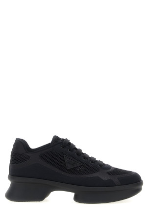 Кроссовки из сетки Черный PRADA 1E937NF050YZUF0002 Кроссовки из сетки Черный PRADA 1E937NF050YZUF0002