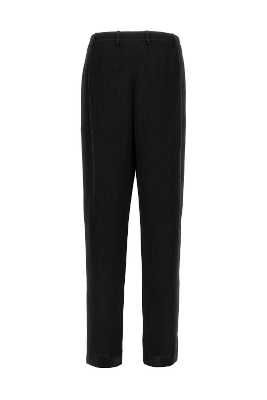 Шовкові штани Чорні SAINT LAURENT 818291Y2L111000 Шовкові штани Чорні SAINT LAURENT 818291Y2L111000