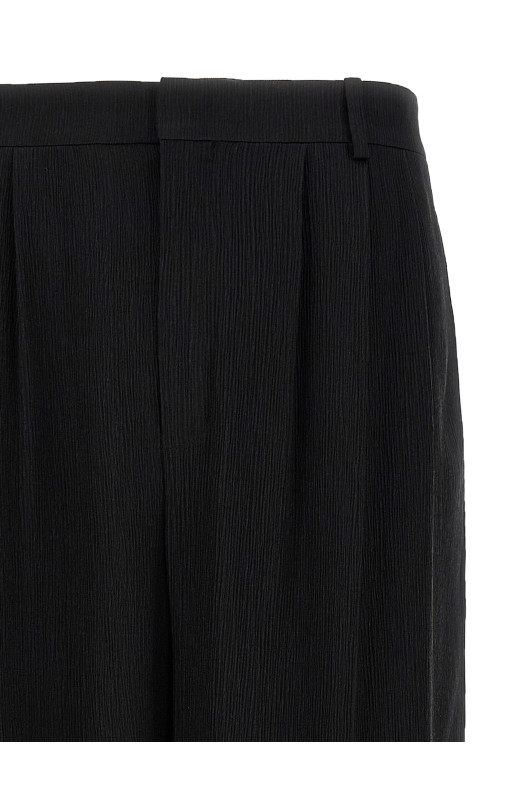 Шовкові штани Чорні SAINT LAURENT 818291Y2L111000 Шовкові штани Чорні SAINT LAURENT 818291Y2L111000