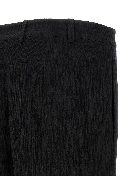 Шовкові штани Чорні SAINT LAURENT 818291Y2L111000 Шовкові штани Чорні SAINT LAURENT 818291Y2L111000