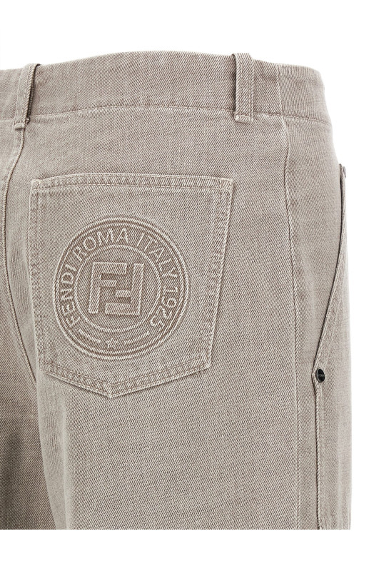 Джинсы FENDI 'Go-To' Серый FLP863ASMBF1RX9 Джинсы FENDI 'Go-To' Серый FLP863ASMBF1RX9