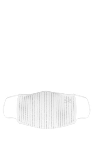 Багаторазова маска з пряжі, яку можна прати Білий ERMANNO SCERVINO D375RF010ION10601 Багаторазова маска з пряжі, яку можна прати Білий ERMANNO SCERVINO D375RF010ION10601