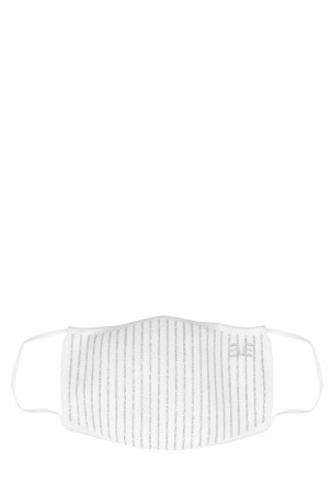 Багаторазова маска з пряжі, що миється, чорна ERMANNO SCERVINO D375RF010ION95708 Багаторазова маска з пряжі, що миється, чорна ERMANNO SCERVINO D375RF010ION95708
