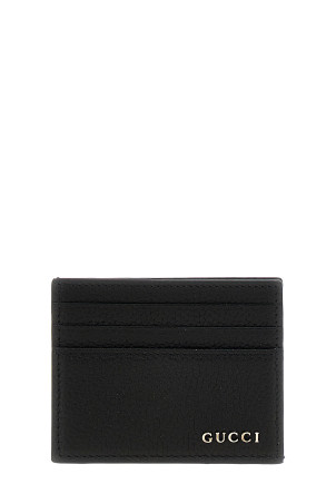Держатель для карт с логотипом Черный GUCCI 795285AABXM1000 Держатель для карт с логотипом Черный GUCCI 795285AABXM1000