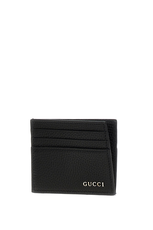 Візитниця з логотипом чорна GUCCI 795285AABXM1000