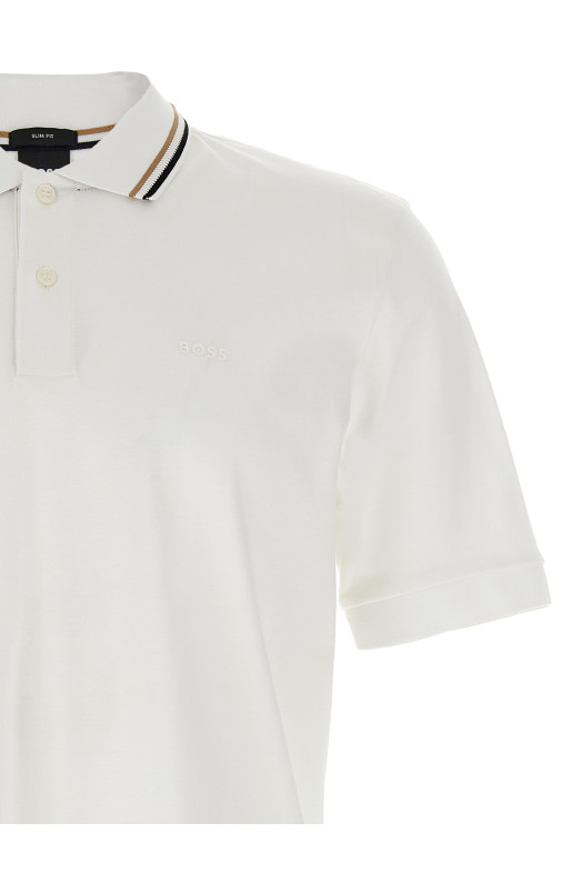 Рубашка-поло HUGO BOSS 'Penrose 38' Белая 50469360100 Рубашка-поло HUGO BOSS 'Penrose 38' Белая 50469360100