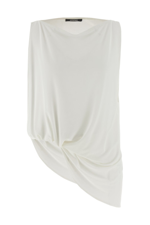 JACQUEMUS 'Le Haut Peplo' топ Білий 25E251TO1222381100 JACQUEMUS 'Le Haut Peplo' топ Білий 25E251TO1222381100