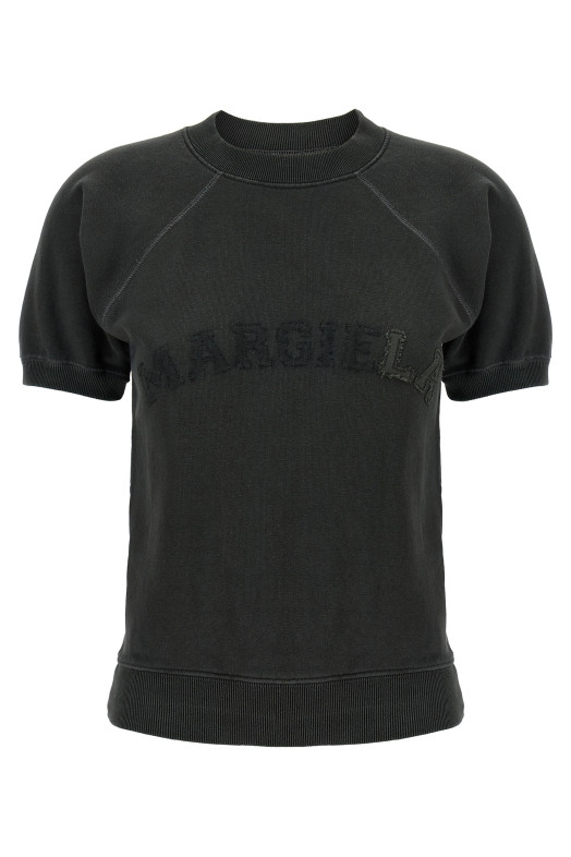 Толстовка с логотипом в полоску Серый MAISON MARGIELA S51GU0136M25016969 Толстовка с логотипом в полоску Серый MAISON MARGIELA S51GU0136M25016969