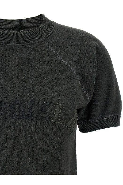 Толстовка с логотипом в полоску Серый MAISON MARGIELA S51GU0136M25016969 Толстовка с логотипом в полоску Серый MAISON MARGIELA S51GU0136M25016969