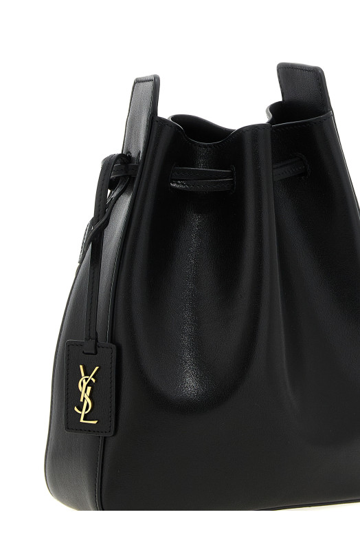 Шкіряна сумка-відро Чорний SAINT LAURENT 817386AADUK1000 Шкіряна сумка-відро Чорний SAINT LAURENT 817386AADUK1000