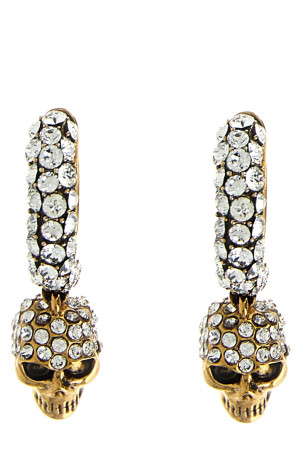 Skull earrings Gold Skull earrings Gold
