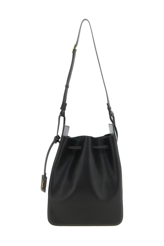 Большая кожаная сумка-ведро Зеленый SAINT LAURENT 822872AADOO3695 Большая кожаная сумка-ведро Зеленый SAINT LAURENT 822872AADOO3695