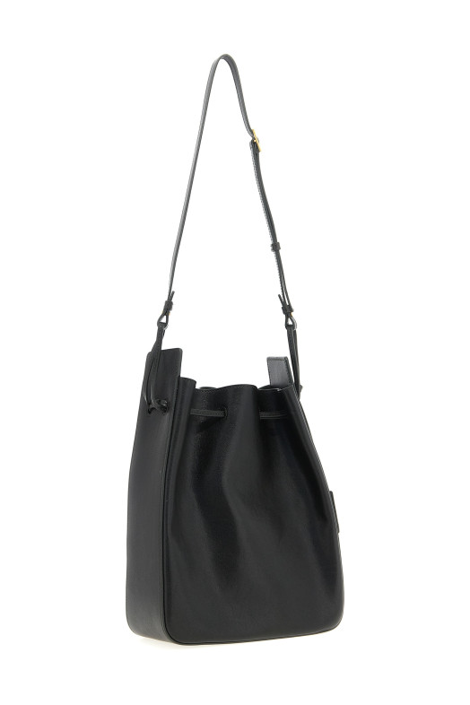 Большая кожаная сумка-ведро Зеленый SAINT LAURENT 822872AADOO3695 Большая кожаная сумка-ведро Зеленый SAINT LAURENT 822872AADOO3695
