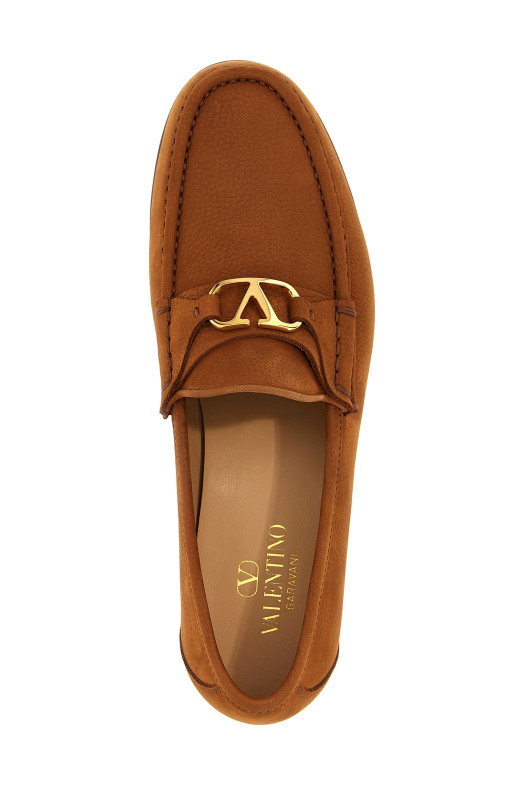 Мокасини Valentino Garavani 'VLogo Signature' Коричневі 6Y0S0J68FKLN58 Мокасини Valentino Garavani 'VLogo Signature' Коричневі 6Y0S0J68FKLN58