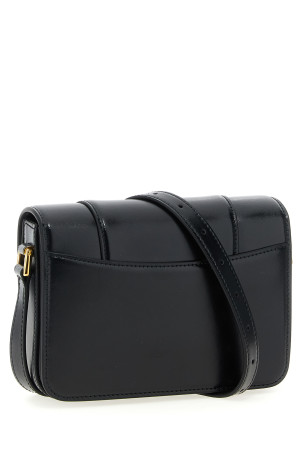 Маленькая сумка кроссбоди BALENCIAGA 'Flap Hourglass' черного цвета 8285222ABQ81000 Маленькая сумка кроссбоди BALENCIAGA 'Flap Hourglass' черного цвета 8285222ABQ81000