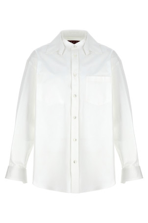 Double collar shirt White Double collar shirt White