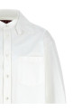 Double collar shirt White