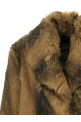 'Sherman' faux fur coat Brown