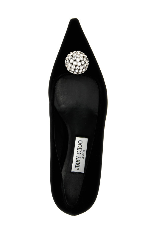 Насоси JIMMY CHOO 'ORB Pump 50' чорний ORBPUMP50IQBBLACKCRYSTAL