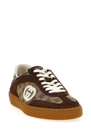 Кроссовки GUCCI 'Incrocio GG' коричневые 791742AAEGA2242 Кроссовки GUCCI 'Incrocio GG' коричневые 791742AAEGA2242