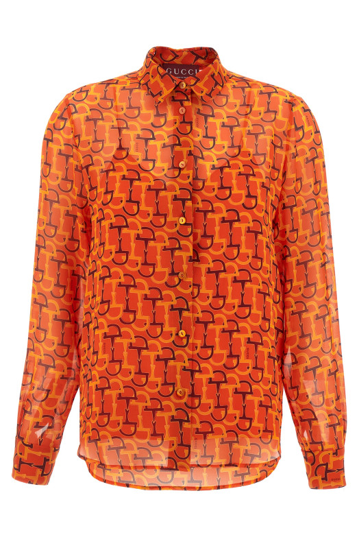 Clamp print shirt Multicolor