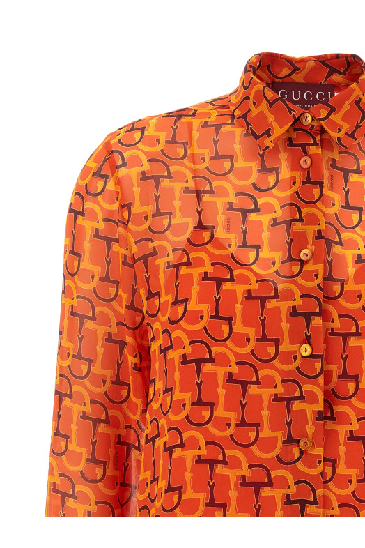 Clamp print shirt Multicolor