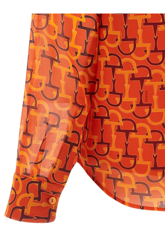 Clamp print shirt Multicolor