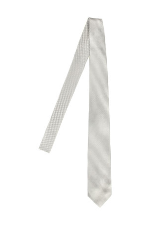 Silk tie Silver Silk tie Silver