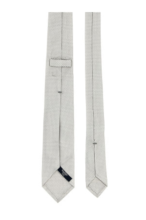 Silk tie Silver Silk tie Silver
