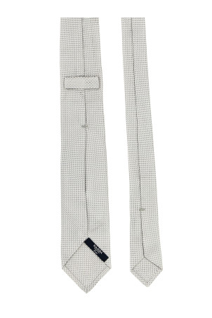 Silk tie Silver Silk tie Silver