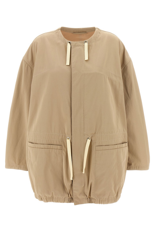 Cotton parka Beige