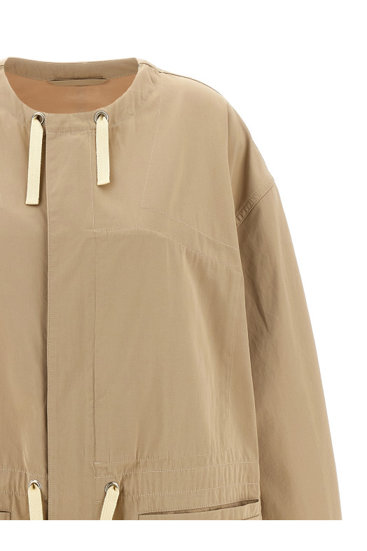 Cotton parka Beige