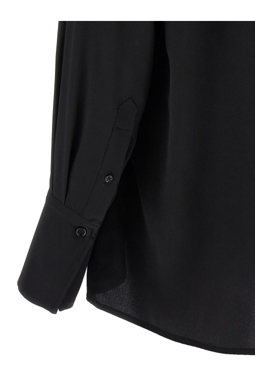 Блузка VICTORIA BECKHAM 'Gather Detail Tie' Черный 1125WSH006014ABLACK Блузка VICTORIA BECKHAM 'Gather Detail Tie' Черный 1125WSH006014ABLACK