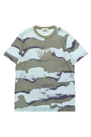 Футболка з вишивкою логотипу Багатобарвна STONE ISLAND JUNIOR K1S162100008V0041 Футболка з вишивкою логотипу Багатобарвна STONE ISLAND JUNIOR K1S162100008V0041
