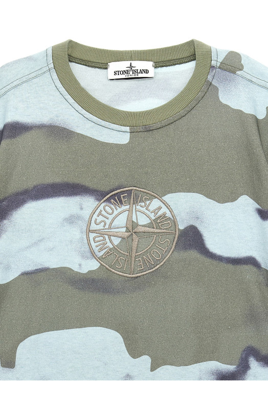 Футболка з вишивкою логотипу Багатобарвна STONE ISLAND JUNIOR K1S162100008V0041 Футболка з вишивкою логотипу Багатобарвна STONE ISLAND JUNIOR K1S162100008V0041