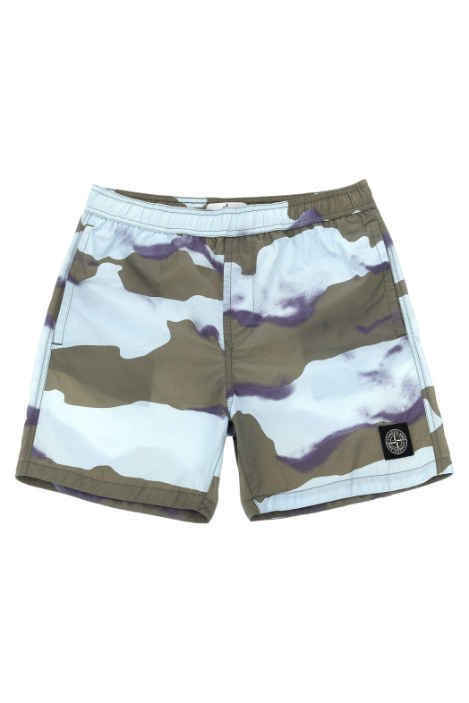 Шорты для плавания с нашивкой логотипа Многоцветный STONE ISLAND JUNIOR K1S16B100004V0041 Шорты для плавания с нашивкой логотипа Многоцветный STONE ISLAND JUNIOR K1S16B100004V0041