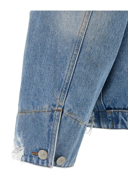 Джинсовая куртка с эффектом б/у Синий MM6 MAISON MARGIELA SH2AM0030M30018964 Джинсовая куртка с эффектом б/у Синий MM6 MAISON MARGIELA SH2AM0030M30018964