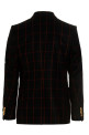 Double-breasted check blazer Multicolor Double-breasted check blazer Multicolor