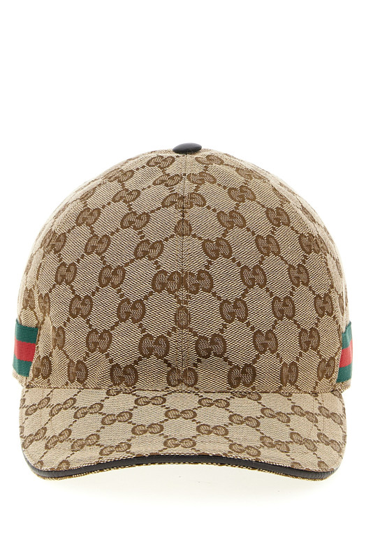 Кепка GUCCI 'GG Supreme' Бежева 200035KQWBG9791