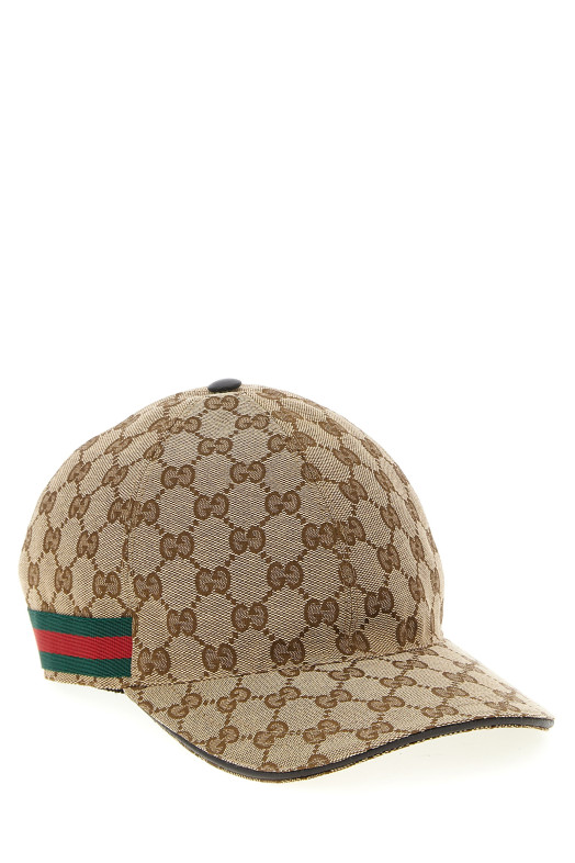 Кепка GUCCI 'GG Supreme' Бежева 200035KQWBG9791