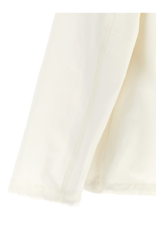 Nastro Web Water Repellent Jacket White GUCCI 804962ZAIAK9174 Nastro Web Water Repellent Jacket White GUCCI 804962ZAIAK9174