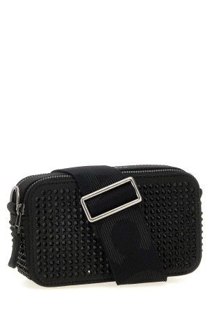 Сумка через плече MARC JACOBS 'The Crystal Canvas Snapshot' Чорна 2S4HCR009H03008 Сумка через плече MARC JACOBS 'The Crystal Canvas Snapshot' Чорна 2S4HCR009H03008