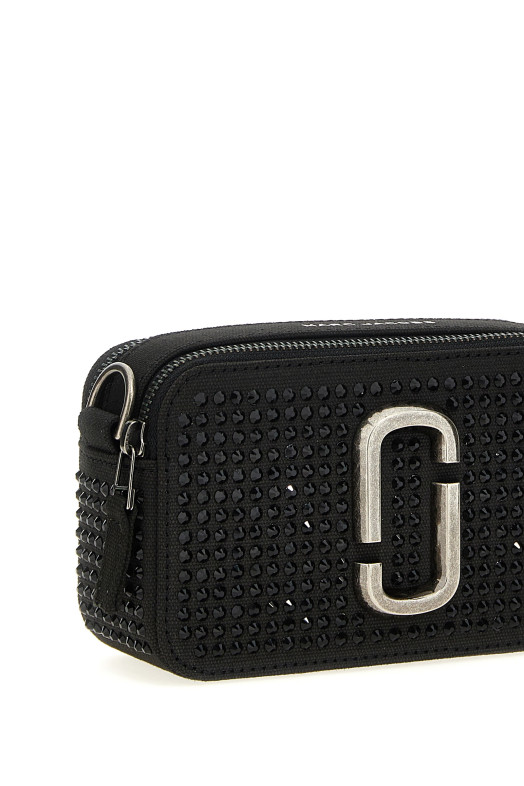 Сумка через плече MARC JACOBS 'The Crystal Canvas Snapshot' Чорна 2S4HCR009H03008 Сумка через плече MARC JACOBS 'The Crystal Canvas Snapshot' Чорна 2S4HCR009H03008
