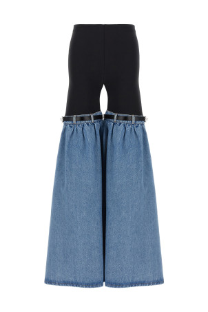 Брюки COPERNI 'Hybrid Denim Flare' Многоцветный COPP134F2020BLKBLU Брюки COPERNI 'Hybrid Denim Flare' Многоцветный COPP134F2020BLKBLU