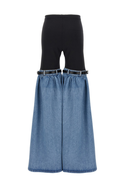 Брюки COPERNI 'Hybrid Denim Flare' Многоцветный COPP134F2020BLKBLU Брюки COPERNI 'Hybrid Denim Flare' Многоцветный COPP134F2020BLKBLU