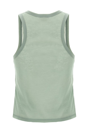 Майка з вишивкою логотипу Зелений VICTORIA BECKHAM 1125JTS006145AWASABI